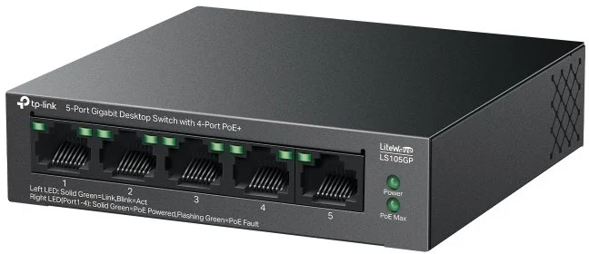 Фото: Комутатор TP-Link LS105GP № 6 | KTC