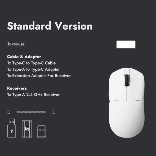 Фото: Миша Lemokey G1 8K WL/BT/USB White (G1-A2) № 16 | KTC