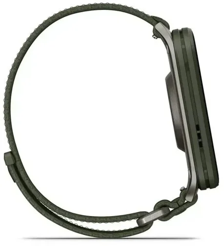Фото: Смарт годинник Garmin Venu X1 Moss with Titanium Caseback and Moss ComfortFit Nylon Band (010-02980-03) № 17 | KTC