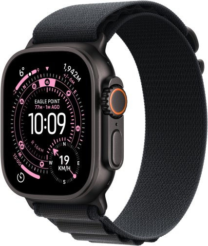 Смарт годинник Apple Watch Ultra 3 - 49mm Black Titanium Case with Black Alpine Loop - Small (MF0Q4)