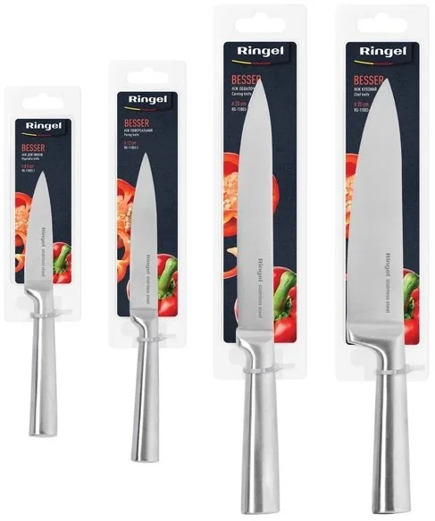 Фото: Ніж кухонний кухарський Ringel Besser 20cm Stainless steel (RG-11003-4) № 12 | KTC