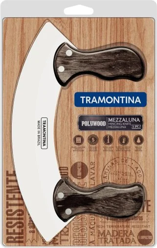 Фото: Ніж кухонний меццалуна Tramontina POLYWOOD 25cm Brown (21147/190) № 8 | KTC