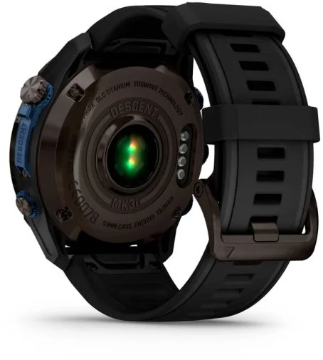 Фото: Смарт годинник Garmin Descent Mk3i - 51 mm Carbon Gray DLC Titanium with Black Silicone Band (010-02752-11) № 13 | KTC