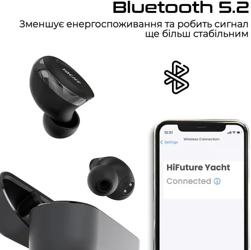 Фото: Навушники HiFuture Yacht Black (yacht.black) № 9 | KTC