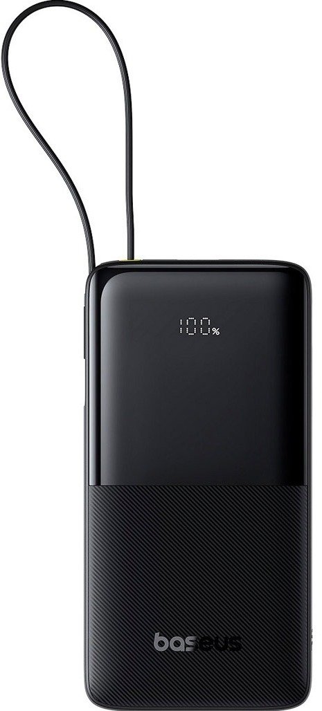 Батарея універсальна Baseus Bipow 10000mAh 20W with Built-in USB-C Cable