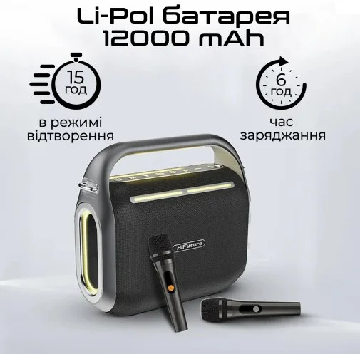 Фото: Акустика для вечірок HiFuture Musicbox200 Black (6972576181800) № 15 | KTC
