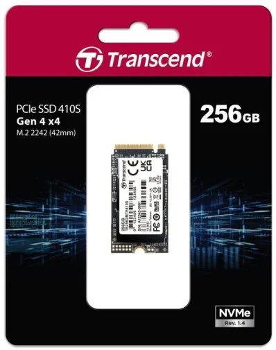 Фото: SSD-накопичувач Transcend 410S 2242 PCIe 4.0 x4 NVMe 256GB (TS256GMTE410S) № 4 | KTC