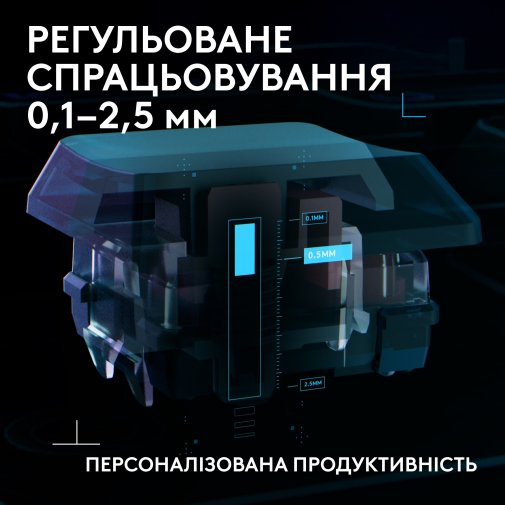 Клавіатура, Logitech G515 Rapid TKL Tactile US International USB, Black ( Gaming )