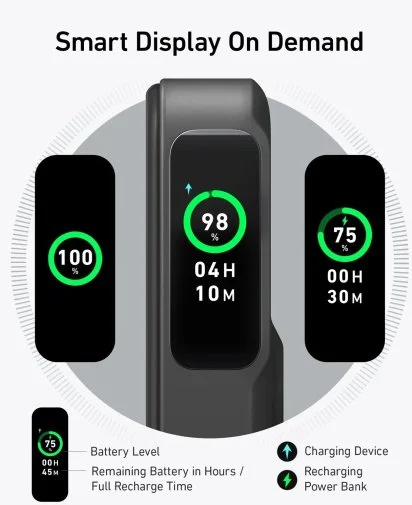Фото: Батарея універсальна Anker MagGo 10000mAh 27W Qi2 15W Black (A1654G11) № 13 | KTC
