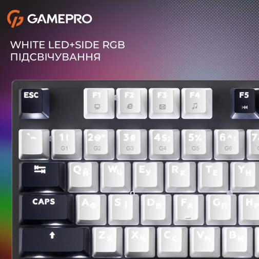 Клавіатура GamePro Genesis Joker MK144B Red Switches USB Black