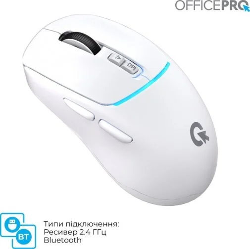 Фото: Миша OfficePro M468W Wireless White № 23 | KTC