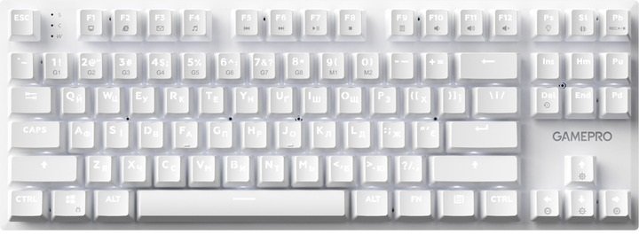 Клавіатура GamePro Genesis Joker MK124W Red Switches USB White