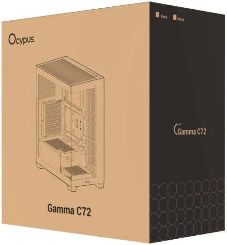 Фото: Корпус Ocypus Gamma C72 Black with window (GAMMA-C72-BKD000XX-GL) № 18 | KTC