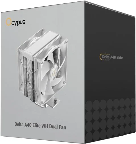 Фото: Кулер для процесора Ocypus Delta A40 Elite Dual Fan White (DELTA-A40-WH2NNWN00X-GL) № 19 | KTC