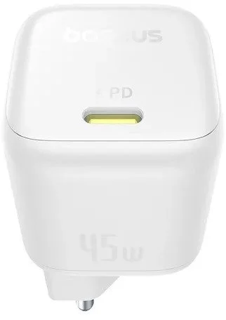 Фото: Зарядний пристрій Baseus PicoGo GaN 45W White (P10176800213-00) № 6 | KTC