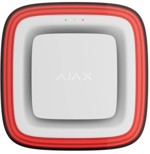 Бездротовий адресний пожежний оповіщувач світлозвуковий Ajax EN54 FireProtect (Sounder/VAD) Jeweller White