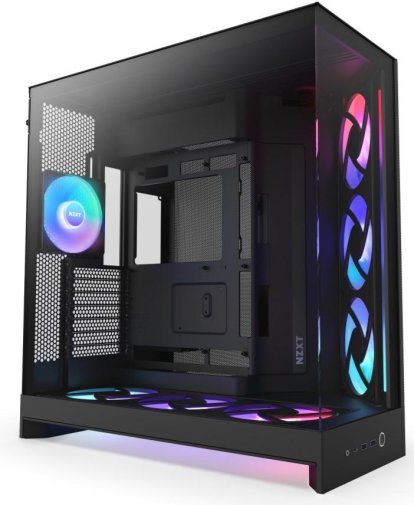 Корпус NZXT H9 Flow RGB+ Black with window (CM-H92FB-P1)