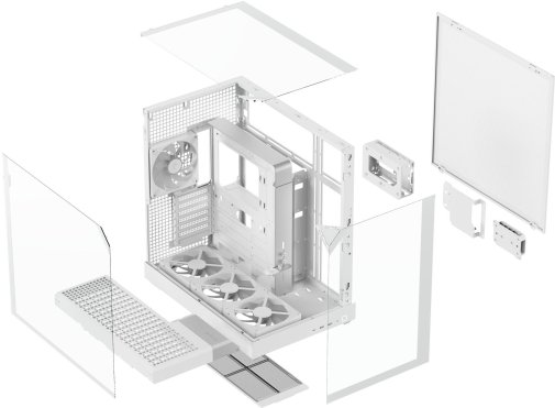 Корпус APNX V2 White with window (APCM-VI02143.21)
