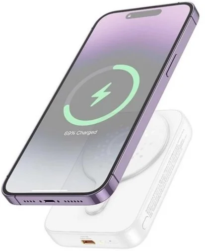 Фото: Батарея універсальна Hoco J117A Esteem 10000mAh 20W White (6942007605830) № 7 | KTC