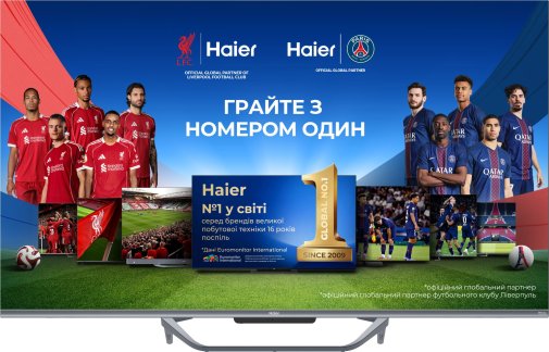 Телевізор QLED Haier H43Q800UX (Google TV, Wi-Fi, 3840x2160)