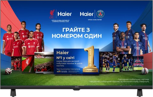 Телевізор LED Haier H32K85FFX (Google TV, Wi-Fi, 1920x1080)
