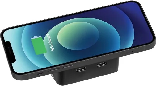 Фото: Батарея універсальна Sandberg 3in1 Magnet Powerbank 5000mAh 20W Qi Wireless 15W Black (421-28) № 15 | KTC