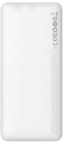 Батарея універсальна Baseus Airpow 10000mAh 20W White (PPQD090002)