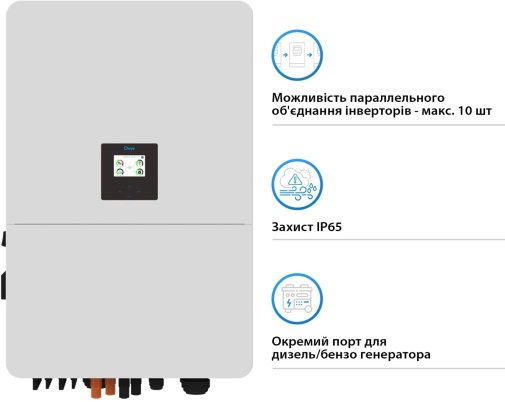 Інвертор Deye SUN-75K-SG02HP3-EU-EM6 75000W