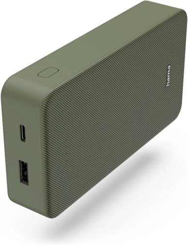 Батарея універсальна Hama Colour 20 20000mAh Green (201716)