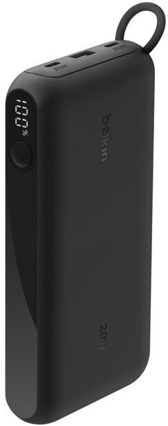 Батарея універсальна Belkin BoostCharge with Display 20000mAh 20W Black (BPB028HQBK)