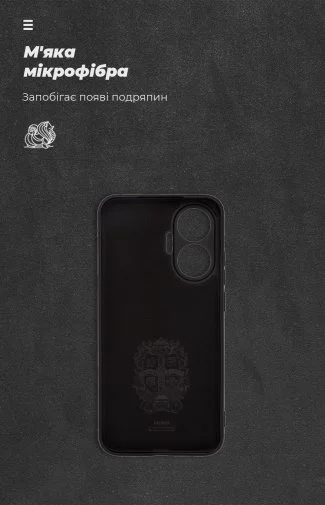 Фото: Чохол ArmorStandart for Xiaomi Poco F7 - ICON Camera cover Black (ARM80365) № 12 | KTC