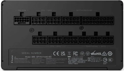 Фото: Блок живлення FRACTAL DESIGN Ion 3 Gold 850W (FD-P-IA3G-850-EU) № 10 | KTC