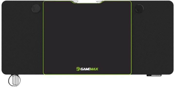 Стіл для геймерів Gamemax D140 Carbon EC2 Black (D140-Carbon-EC2)