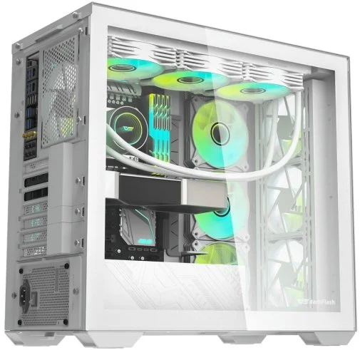 Фото: Корпус DARKFLASH DLX4000 Mesh White with window (DLX4000 MESH WHITE) № 25 | KTC