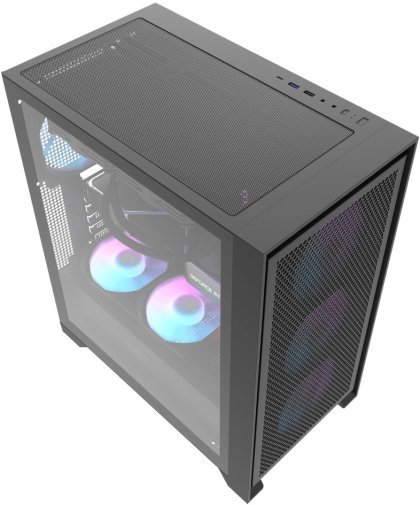 Корпус DARKFLASH DRX70 Mesh Black with window (DRX70 MESH BLACK)