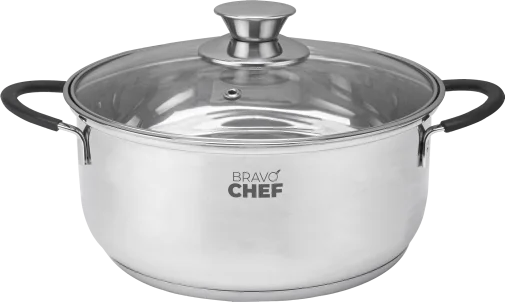 Фото: Набір каструль Bravo Chef Safran 2L/ 2.8L/ 3.8L 6pcs (BC-6002) № 10 | KTC