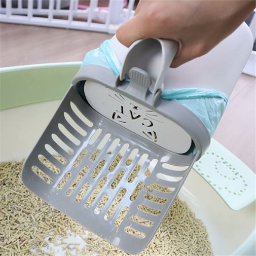 Лопатка для туалету з контейнером Me&Pet (NMP35)