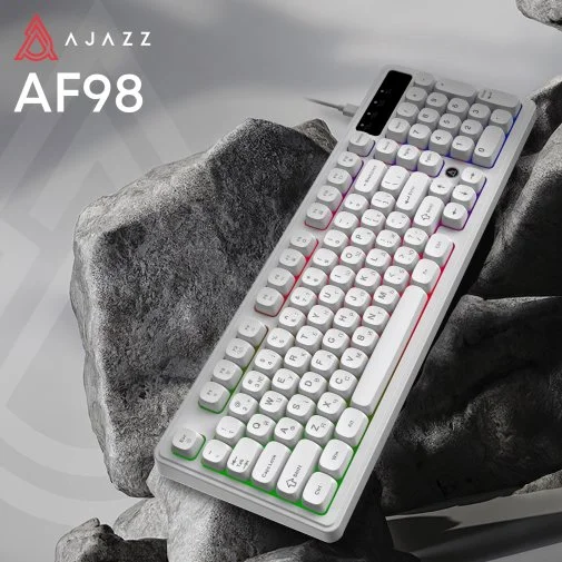 Фото: Клавіатура Ajazz AF98 USB White (AF98-W) № 19 | KTC
