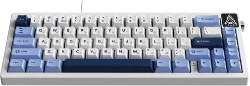 Фото: Клавіатура Ajazz AK650 Sea Salt Switches ENG/UKR USB Blue/White/Blue (AK650-SS-BWB) № 17 | KTC