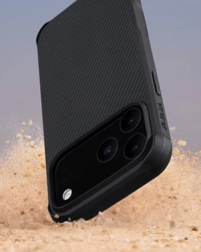 Чохол Pitaka for Apple iPhone 17 Pro - Aramid ProGuard Twill Black/Grey (KI1701MGP)