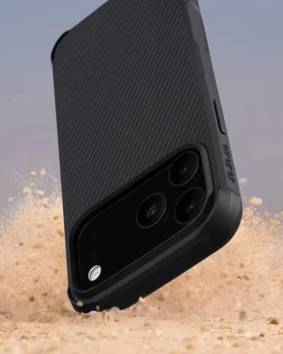 Фото: Чохол Pitaka for Apple iPhone 17 Pro - Aramid ProGuard Twill Black/Grey (KI1701MGP) № 14 | KTC