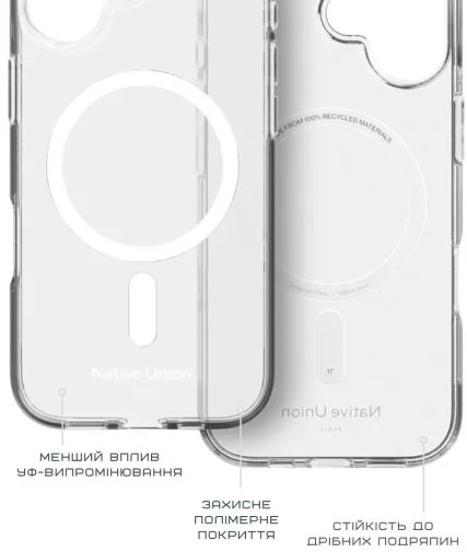 Фото: Чохол Native Union for Apple iPhone 17 - RE Clear (RECLE-TRA-NP25) № 19 | KTC