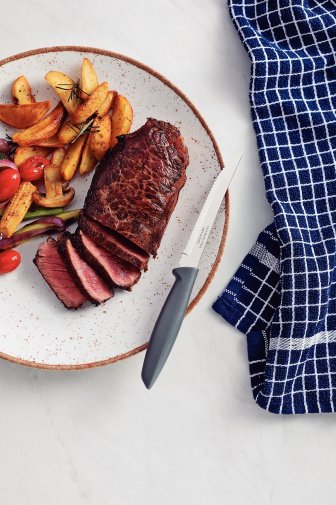 Ніж кухонний для стейку Tramontina PLENUS 11.6cm Grey (23410/165)