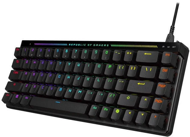 Фото: Клавіатура ASUS ROG Falchion Ace HFX Magnetic Switches 68key USB Black (90MP03VE-BKMA00) № 17 | KTC