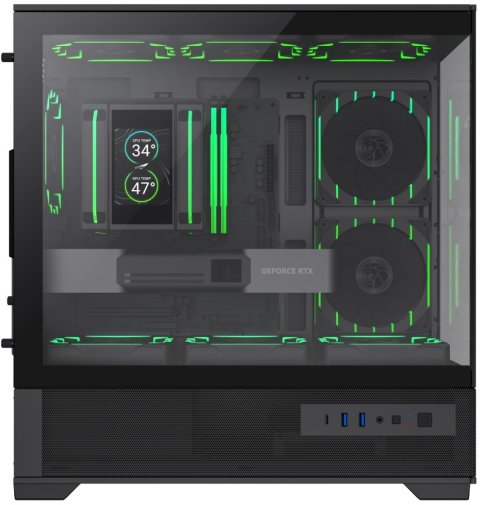 Корпус Gamemax VISTA 2 MB Black with window