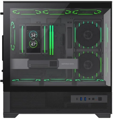 Фото: Корпус Gamemax VISTA 2 MB Black with window № 18 | KTC
