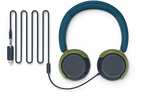 Гарнітура накладна Philips Kids TAK2000CT/00, Chrystal Teal