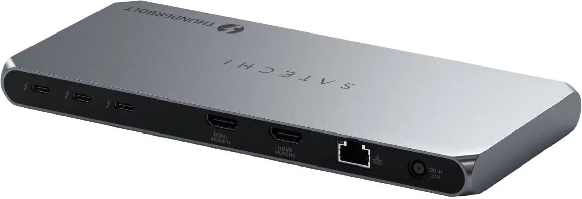 Фото: Док-станція Satechi Thunderbolt 4 Docking with DisplayLink Space Gray (ST-DT4MDM-EU) № 10 | KTC