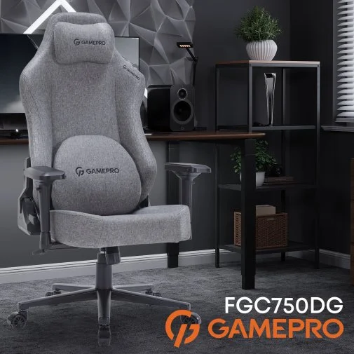 Фото: Крісло GamePro FGC750 Fabric Dark Gray (FGC750DG) № 31 | KTC
