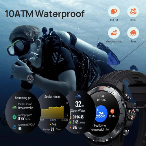 Смарт годинник Mibro GS Explorer 48mm Jungle Green (XPAW017G)